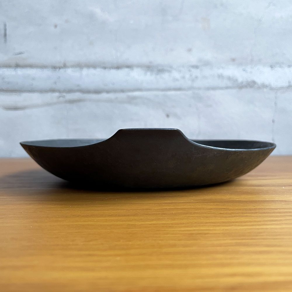 成田理俊 グラタン皿 鉄皿 プレート 鉄鍋 鉄鍛 Φ19cm 現代作家 ♪