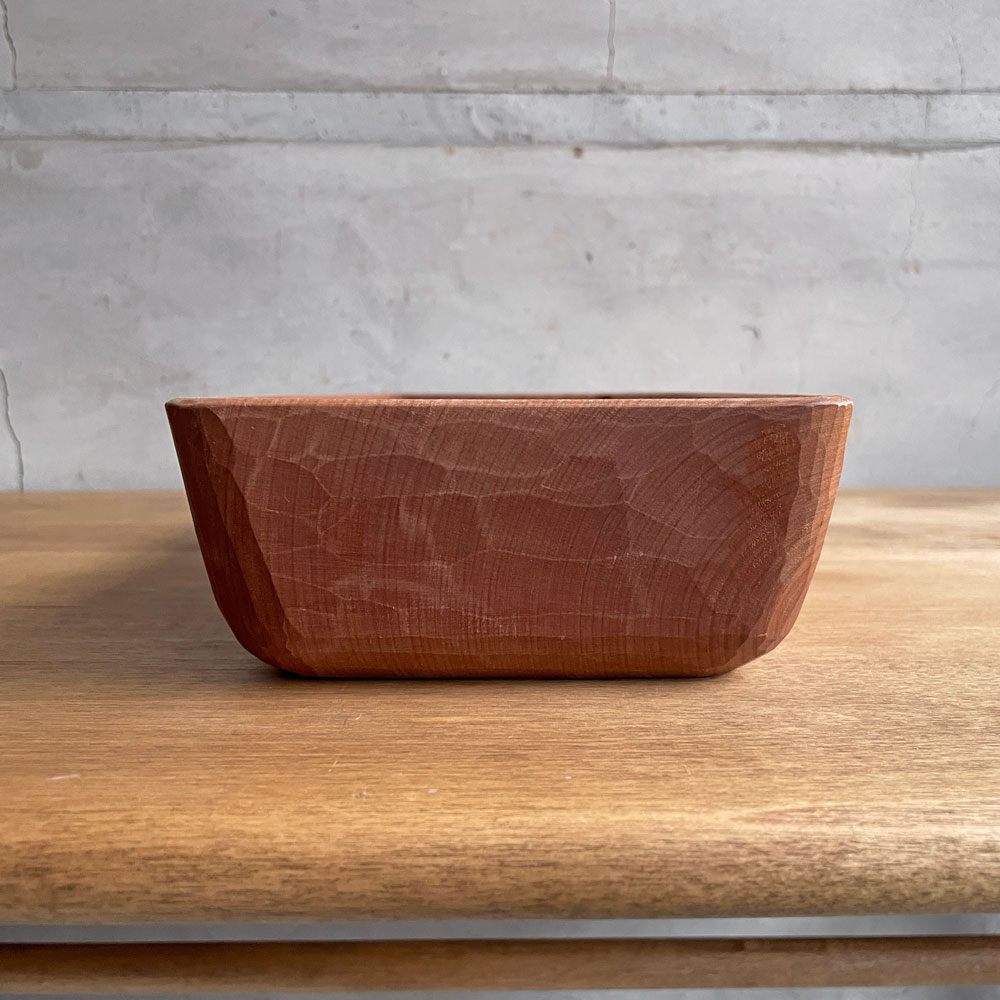 三谷龍二 Ryuji Mitani 山桜 長バット トレイ 長角盆  木の器 42×15×6.5 cm 木工作家 現代作家 希少サイズ ♪
