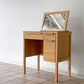 ウニコ unico クラルスミニ CLARUS-mini ドレッサー 鏡台材 W70cm アッシュ材 ナチュラルモダン 廃番仕様 ◇