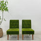 カリモク60 カフェチェア モケットグリーン ジャパンミッドセンチュリー レトロスタイル 定価約48,620円 A 〓