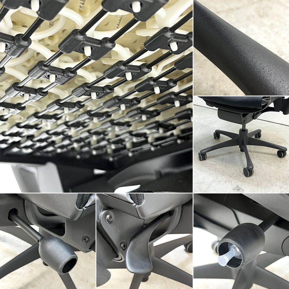 ハーマンミラー Herman Miller エンボディチェア デスクチェア オフィスチェア ジェフ・ウェバー ビル・スタンフ シンク ブラック 2021年製 定価¥306,900- ●