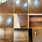 ハーバート E. ギブス HERBERT E. GIBBS FURNITURE チーク材キャビネット 飾り棚 本棚 ガラス欠品 UKビンテージ ◎
