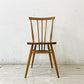 アーコール Ercol スティックバックチェア ダイニングチェア エルム材 UKビンテージ Vintage オイルフィニッシュ 英国家具 ●