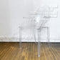 カルテル Kartell ルイゴースト LouisGhost アームチェア クリスタル スタッキング フィリップ・スタルク Philippe Starck イタリア ◎