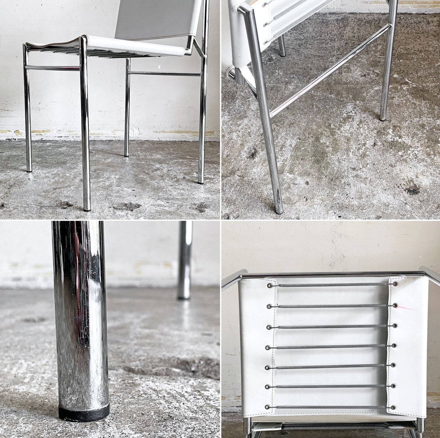 スティールライン Steel Line ロクエブリューン ROQUEBRUNE ダイニングチェア アイリーン・グレイ Eileen Gray モダンデザイン リプロダクト品 A ■