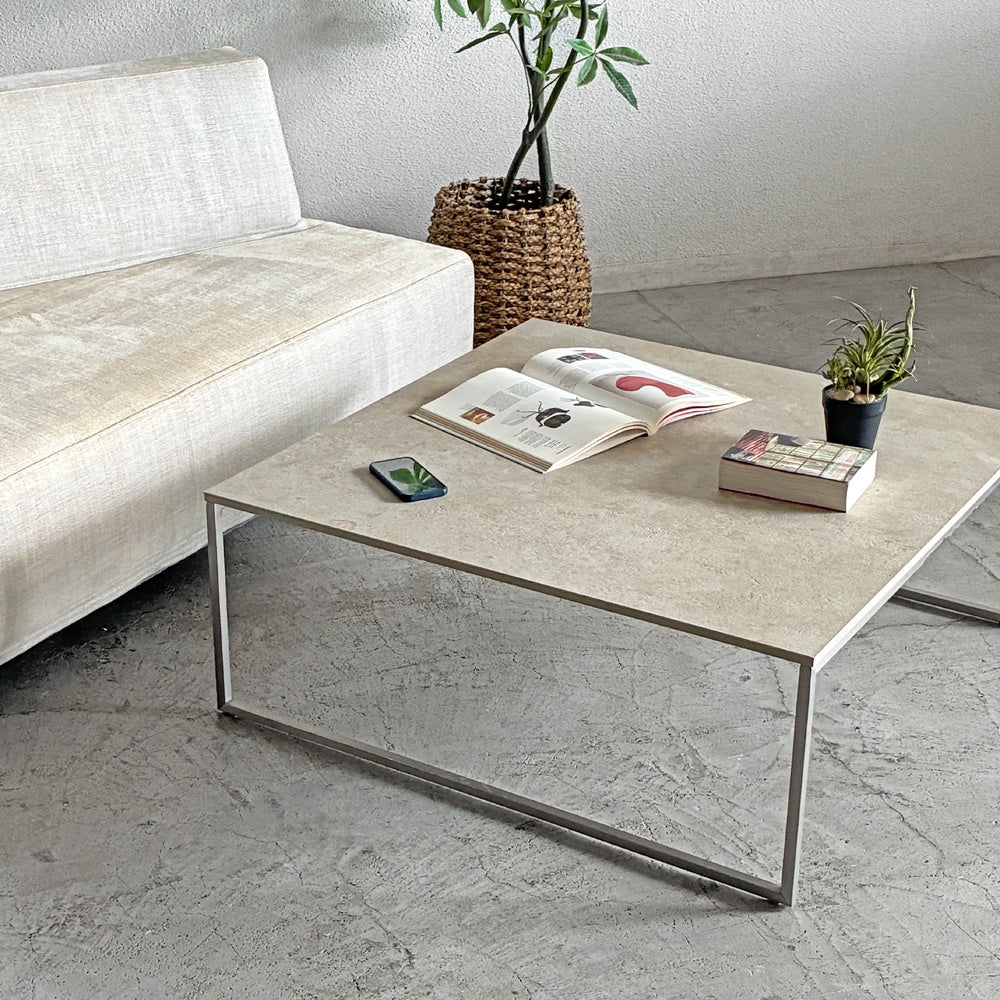 ボーコンセプト BoConcept ルーゴ LUGO コーヒーテーブル センターテーブル スクエア セラミック天板 モートン・ゲオーセン 北欧 モダン 〓