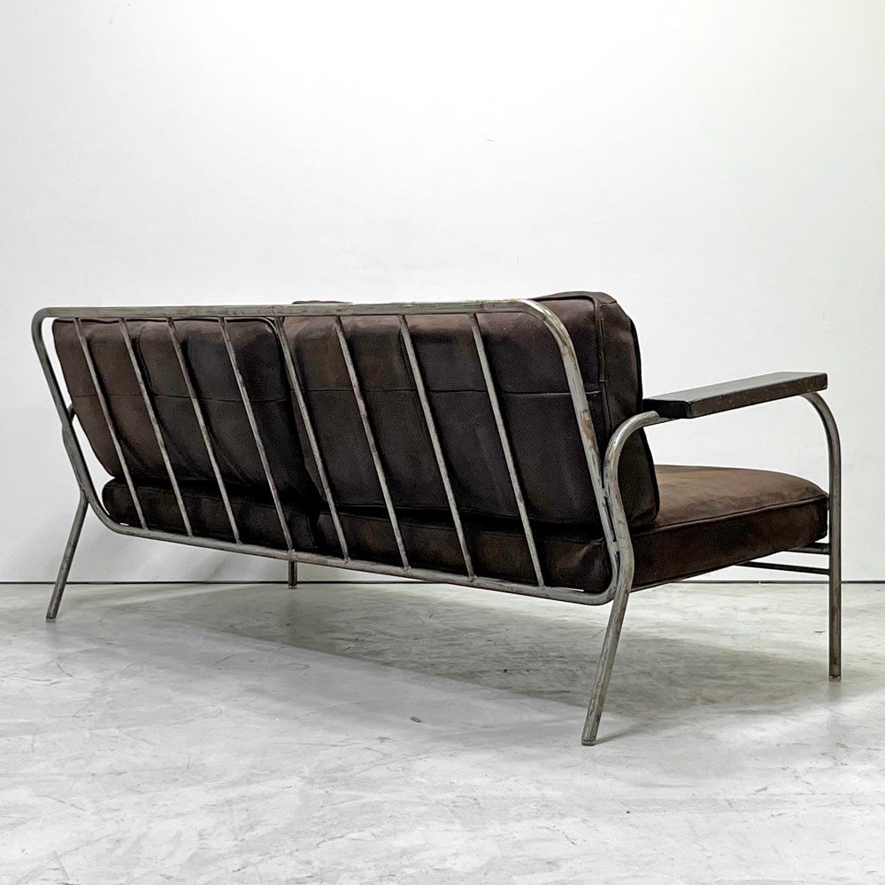 ジャーナルスタンダードファニチャー j.s.F ラバルセクショナルソファ LAVAL SECTIONAL SOFA 2Pソファ レザー ソファ スチール 工業系 ●