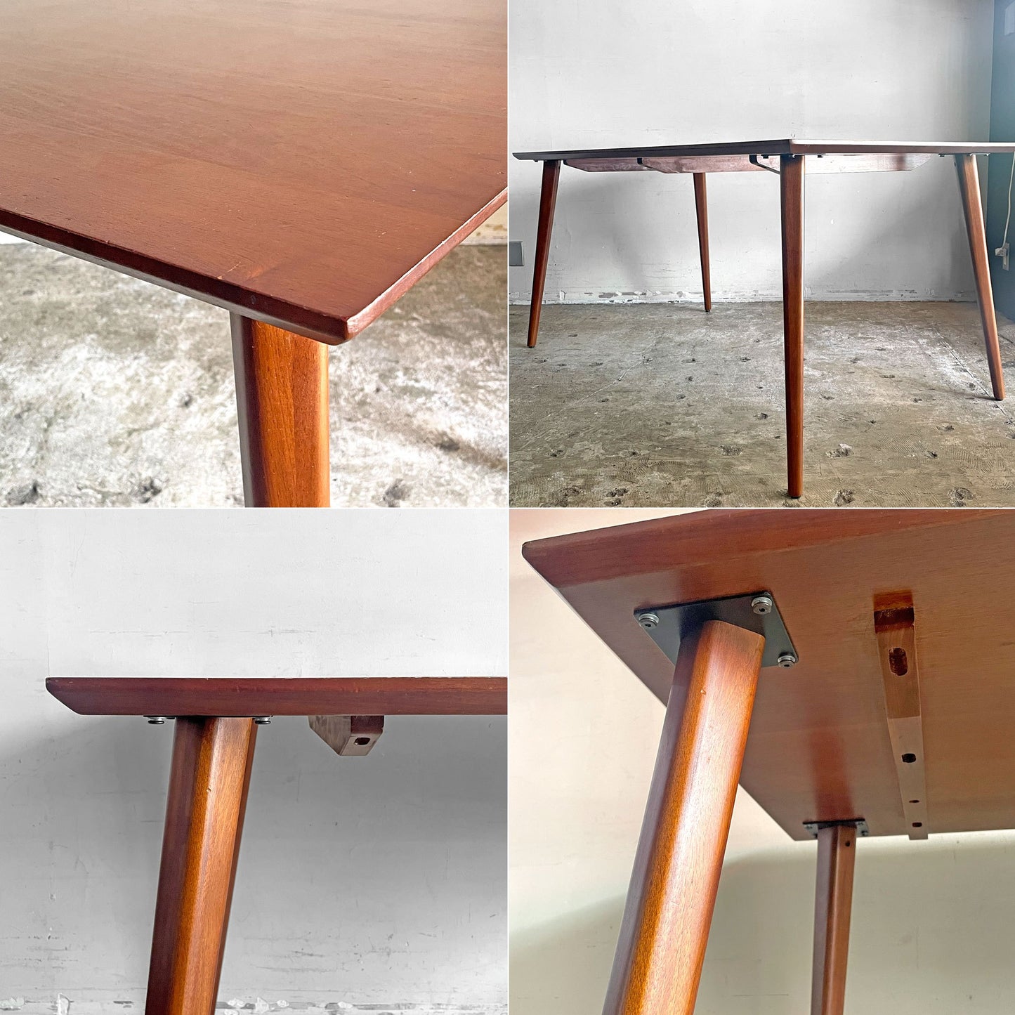 アクメファニチャー ACME Furniture カーディフ ダイニング テーブル CARDIFF DINING TABLE ウォールナット材 幅150㎝ アメリカンビンテージスタイル 廃盤■