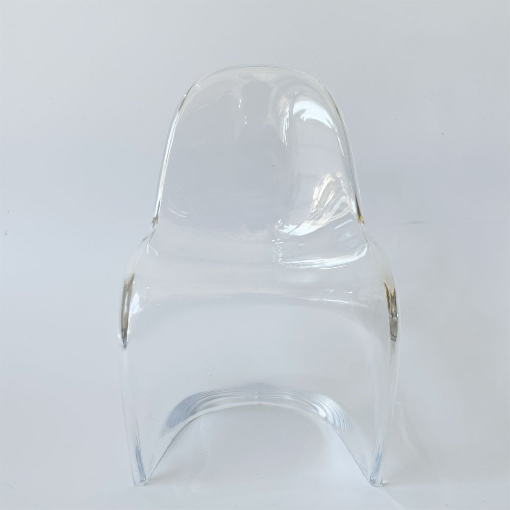 ヴィトラ デザインミュージアム Vitra Design Museum ミニチュアコレクション パントンチェア 1/6スケール 限定カラー クリア 廃盤 ★