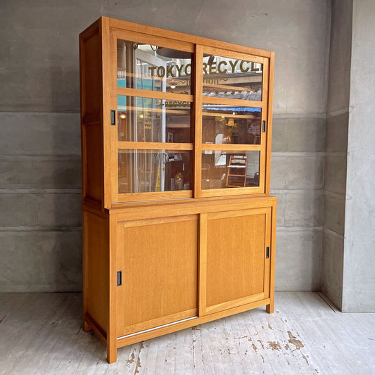 クラッシュゲート CRASH GATE イージーライフ Easy Life テストキャビネット TEST CABINET 食器棚 カップボード ナラ無垢材 廃番 ♪