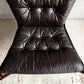 バットネ VATNE ファルコンチェア Falcon Chair ローバック イージーチェア ラウンジチェア 1Pソファ シガード・レッセル 本革 ビンテージ 北欧 ノルウェー ♪