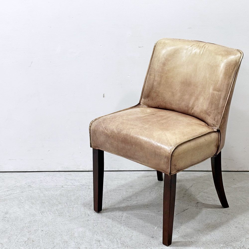 ダルトン DULTON ランディーチェア Randy Chair 本革 レザー ラウンジチェア アームチェア ビンテージスタイル ●