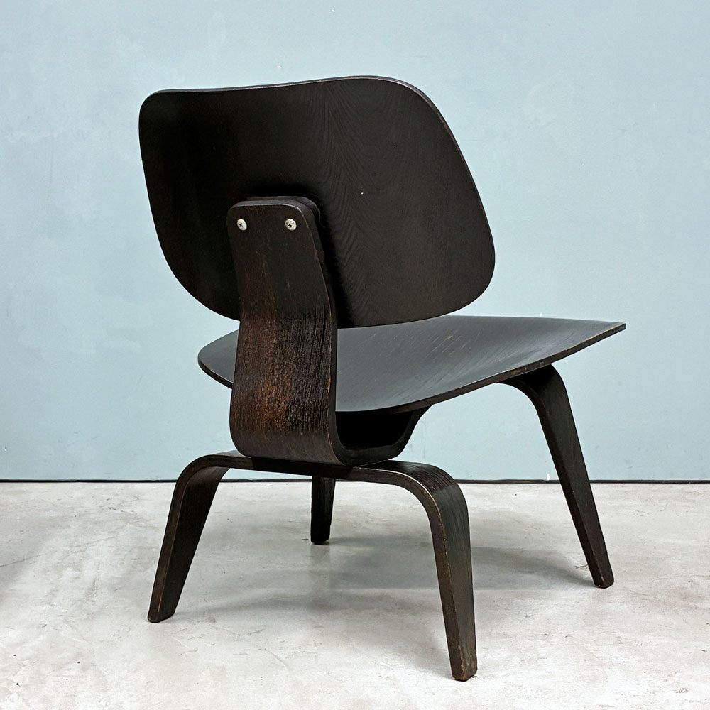 ハーマンミラー Herman Miller プライウッドラウンジチェア LCW ウッドレッグ 楕円形マウント 1950s ビンテージ C&R イームズ ミッドセンチュリー ◎