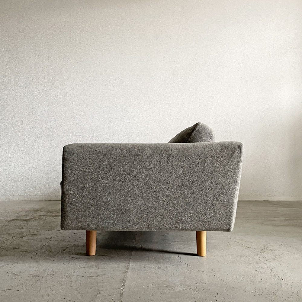 マルニ木工 maruni マルニコレクション ヒロシマ HIROSHIMA ワイド2シーターソファ W220cm ファブリック グレー系 深澤直人 定価￥603,900- 〓