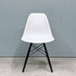 ハーマンミラー HermanMiller サイドシェルチェア ドゥエルレッグ DSW アルパイン × エボニー ポリプロピレン製 イームズ ミッドセンチュリー B ◎