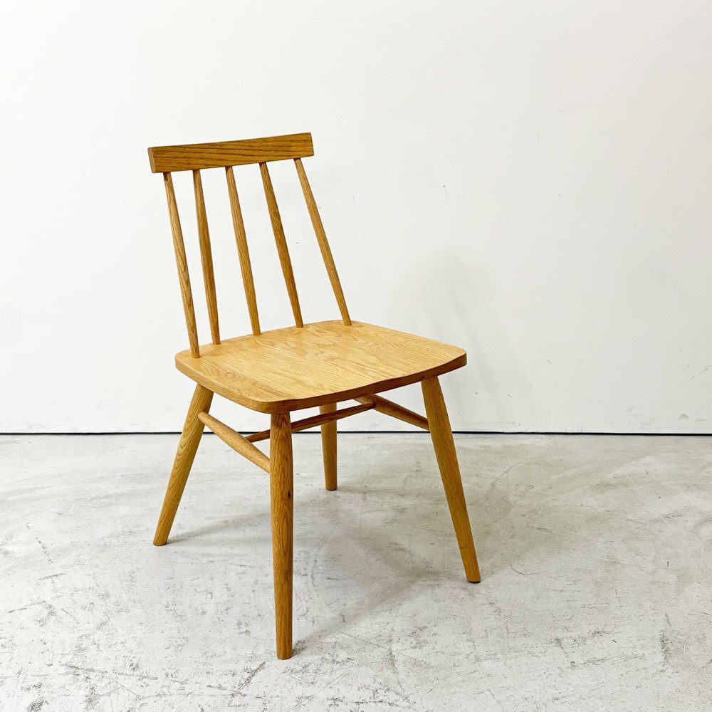 モモナチュラル MOMO Natural SB CHAIR ダイニングチェア オーク無垢材 オイルフィニッシュ ナチュラル ウィンザースタイル A ●