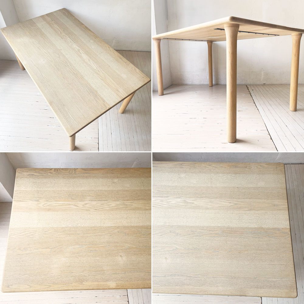 アクタス ACTUS スープダイニングテーブル SOUP DINING TABLE Rレッグ オーク材 W150 参考価格 \159,500- ★