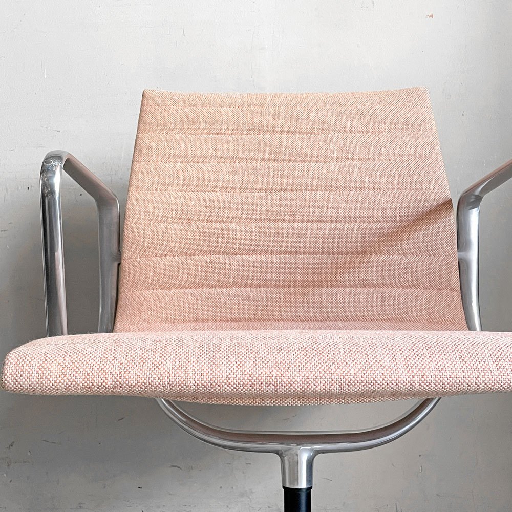 ハーマンミラー Herman Miller イームズアルミナムグループ マネジメントチェア デスクチェア ファブリックシート アルミバフベース 5本脚 固定脚  昇降無し イームズ ■