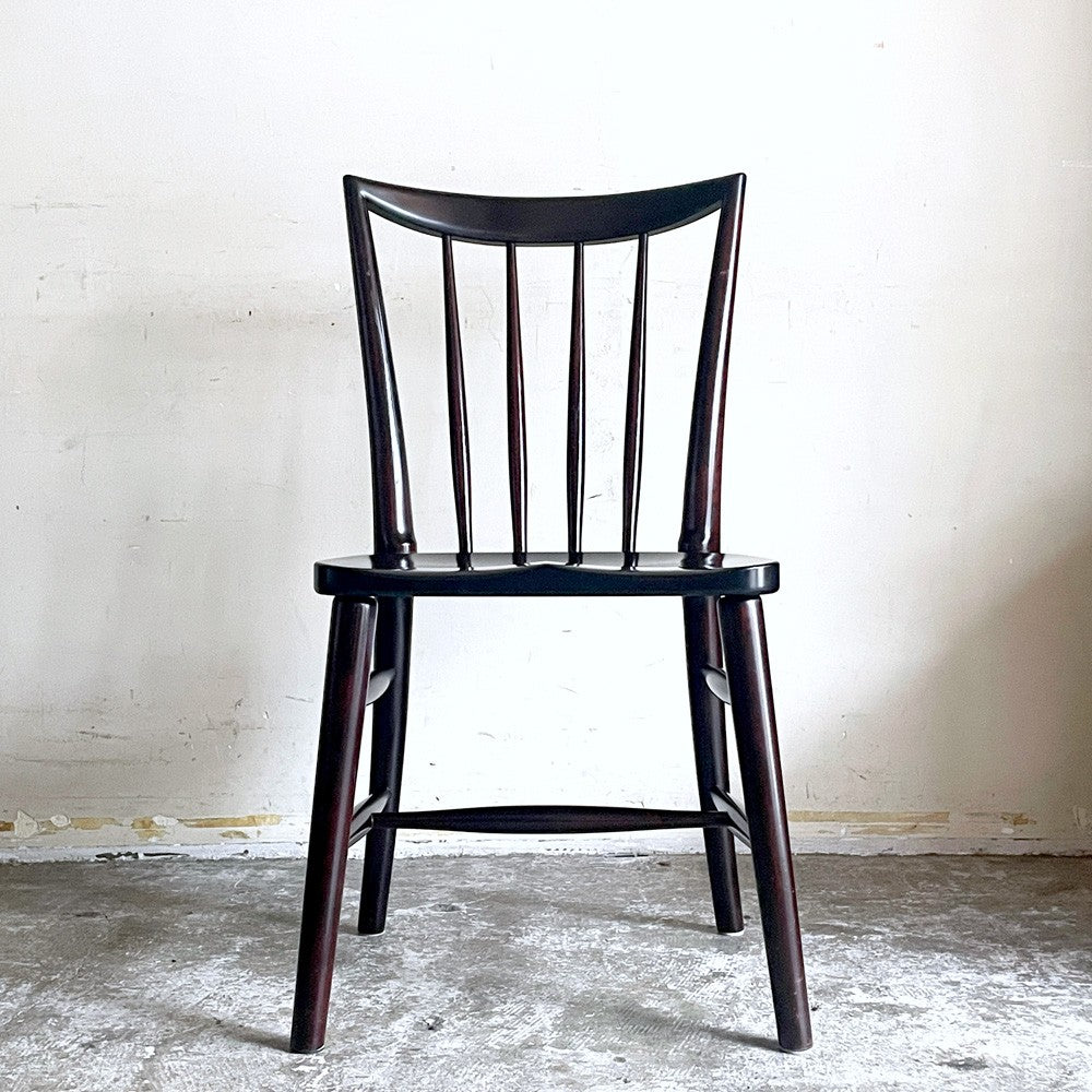 松本民芸家具 220F型 チェア Finnish style Chair ダイニングチェア ミズメザクラ材 民藝家具 和モダン 定価￥148,500- A ■