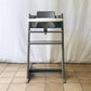 ストッケ STOKKE トリップトラップ TRIPP TRAPP ベビーチェア キッズチェア S/N5 ベビーガード・トレイ・延長グライダー付き ストームグレー ノルウェー 北欧家具 ◇