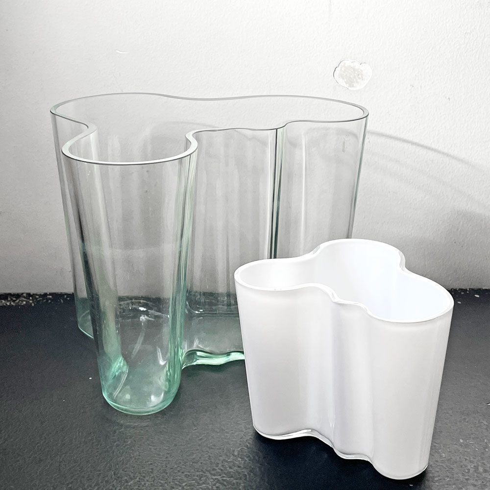 イッタラ iittala アルヴァ・アアルトコレクション Alvar Aalto Collection ベース H95mm ホワイト  北欧雑貨 ■