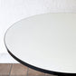 ファニチャーハンター Furniture Hunter T3 DEAN ラウンドテーブル Φ70cm メラミン天板 クロームレッグ モダンスタイル ◇