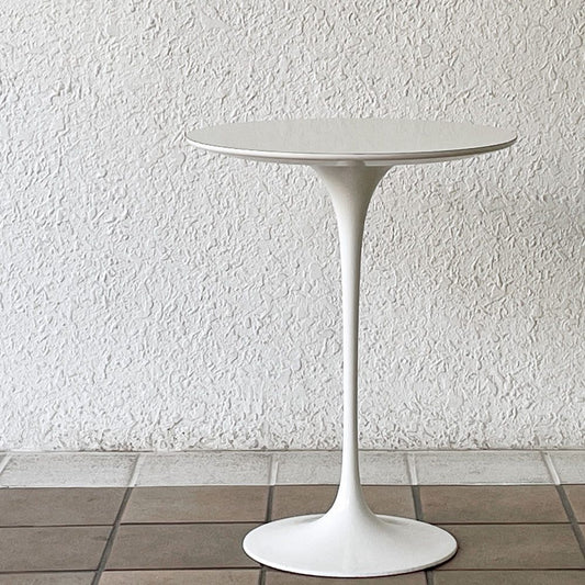 ノル ノール Knoll サーリネンコレクション チューリップ サイドテーブル Φ41cm ホワイトラミネート エーロ・サーリネン 定価209,000円 ◇