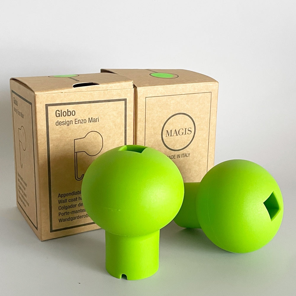マジス MAGIS グロボ Globo 壁付けコートハンガー グリーン エンツォ マリ Enzo Mari イタリア 未使用品 B ■