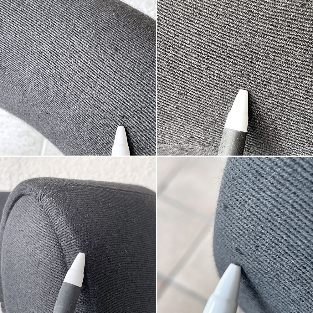トムディクソン Tom Dixon ファット ダイニングチェア FAT DINING CHAIR クヴァドラ Kvadrat Hallingdal ブラック モダンデザイン ◇