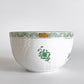 ヘレンド HEREND アポニーグリーン スラップボウル ボウル ヘレンドグリーン 金彩 磁器 Φ7cm ハンガリー 定価￥35,200- ■