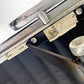 ハーマンミラー Herman Miller アルミナムグループ マネジメントチェア 本革 ブラック 回転式昇降 5本脚 キャスター付 C&R イームズ ●