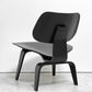 ハーマンミラー Herman Miller イームズ プライウッドチェア LCW エボニー ウッドレッグ C&R イームズ ミッドセンチュリー ●