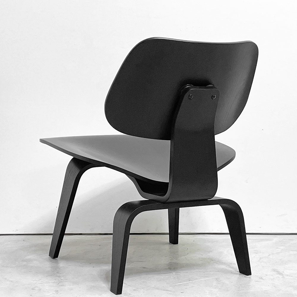 ハーマンミラー Herman Miller イームズ プライウッドチェア LCW エボニー ウッドレッグ C&R イームズ ミッドセンチュリー ●