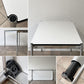 USMハラー USM Haller モジュラーファニチャー ハラーテーブル デスク W150 x D75 × H74cm  パールグレーラミネート (ホワイト) モダンデザイン ◇