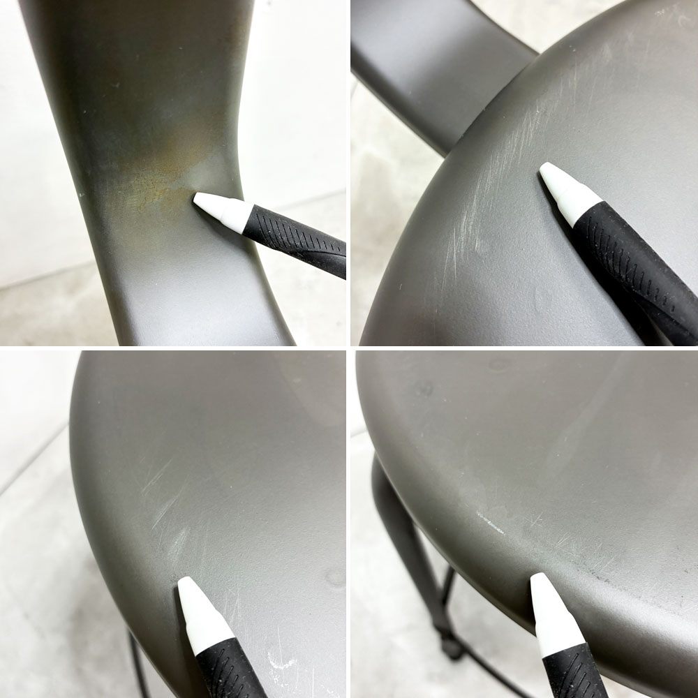 フェールトラヴァイユ FER TRAVAIL ニコルチェア NICOLLE Chair SH45 ダイニングチェア スチール マットクリア仕上げ 別注モデル インダストリアル フランス E ●