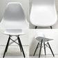 ハーマンミラー HermanMiller サイドシェルチェア ドゥエルレッグ DSW アルパイン × エボニー ポリプロピレン製 イームズ ミッドセンチュリー A ●