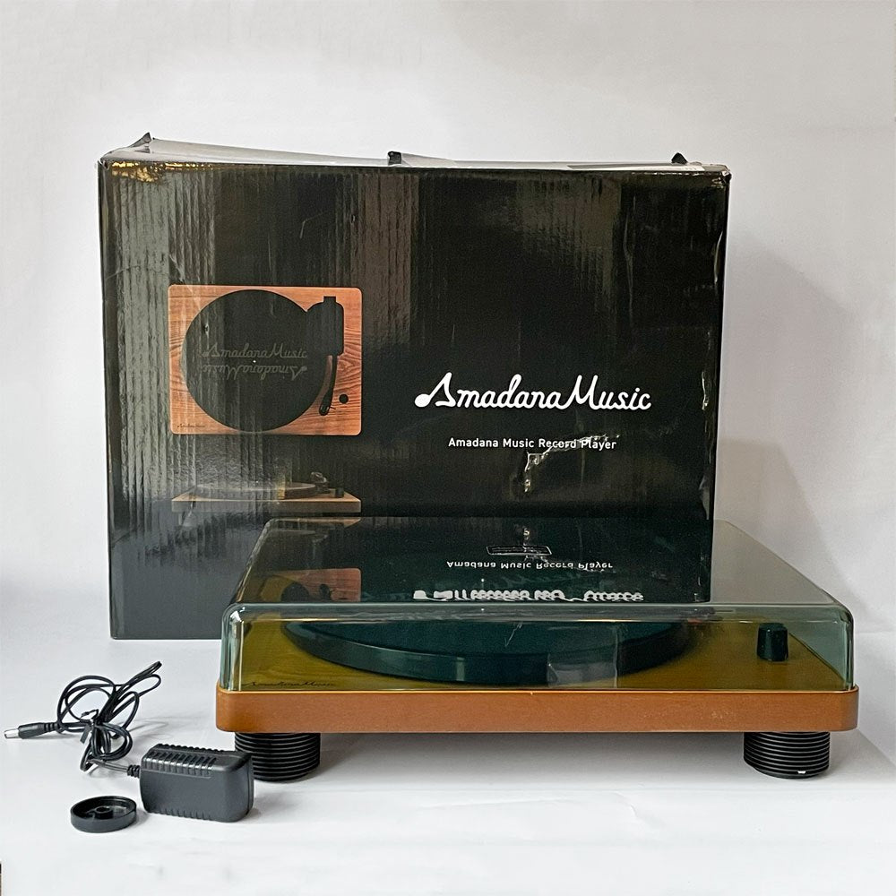 アマダナ amadana music レコードプレーヤー ターンテーブル SIBRECO 元箱付き ★