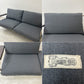 ジャーナルスタンダードファニチャー journal standard Furniture ラバル ソファ LAVAL SOFA 2Pソファ ビンテージスタイル スチール ファブリック ウレタン 新品張替え済み ●