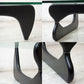 イサムノグチ Isamu Noguchi コーヒーテーブル Coffee Table ガラス天板厚20mm リプロダクト品 デザイナーズ家具 名作 ●