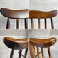 アーコール Ercol ゴールドスミス ダイニングチェア アームチェア コロニアル ハイバック エルム材 ダークブラウン UKビンテージ 英国 ♪