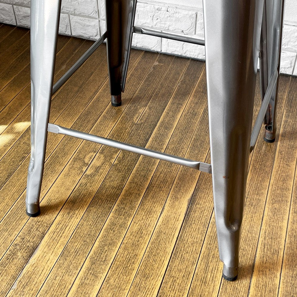 トリックス TOLIX Hスツール H-STOOL H75 ロースチール フランス インダストリアルスタイル カフェスタイル ◎
