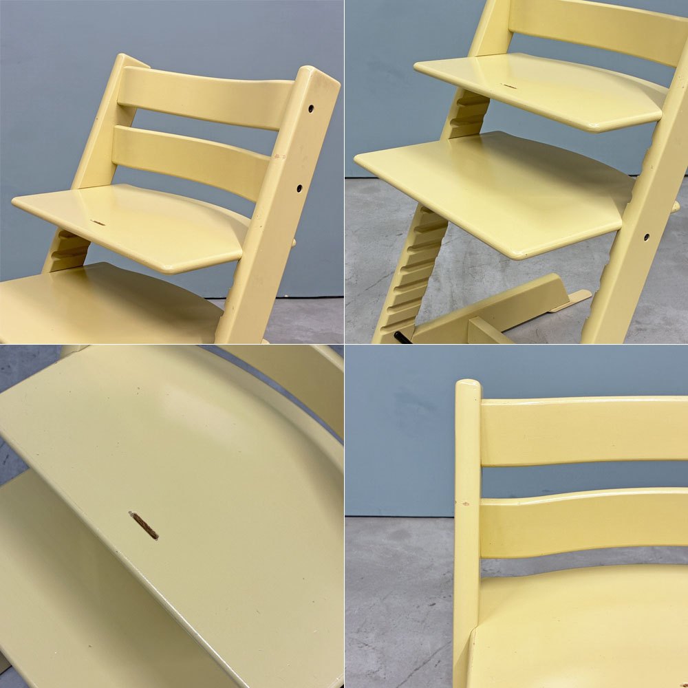 ストッケ STOKKE トリップトラップ TRIPP TRAPP ベビーチェア キッズチェア 延長グライダー付き S/N6～ ノルウェー 北欧家具 ◎