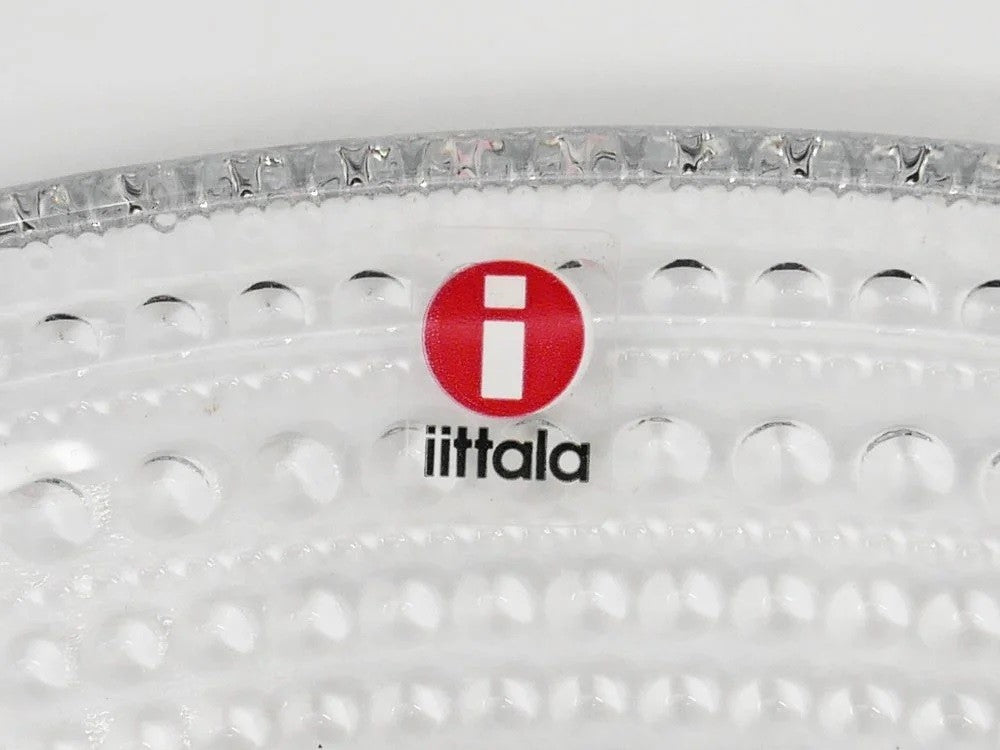 イッタラ iittala カステヘルミ Kastehelmi プレート 31cm クリア オイバ・トイッカ Oiva Toikka フィンランド 北欧食器 ●