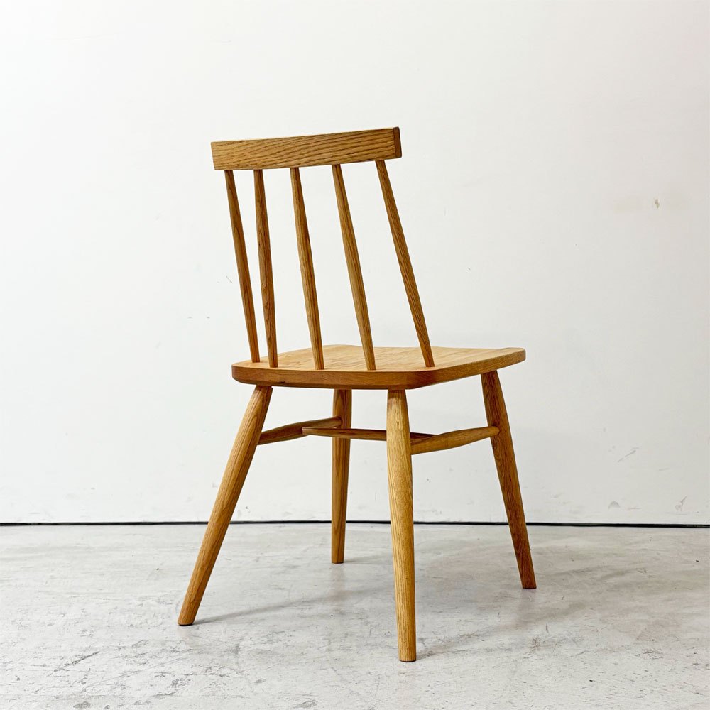 モモナチュラル MOMO Natural SB CHAIR ダイニングチェア オーク無垢材 オイルフィニッシュ ナチュラル ウィンザースタイル A ●
