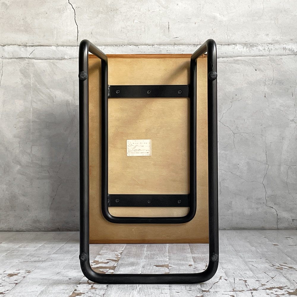 クラッシュゲート CRASH GATE ノットアンティークス Knot antique チャイ2 サイドテーブル CHAYⅡ SIDE TABLE パイン古材 スチール 関家具 定価￥¥19,250- ♪