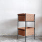 イデー IDEE ワラビー WALLABY バスケットスタンド BASKET STAND ラタン スチール ブラック ■