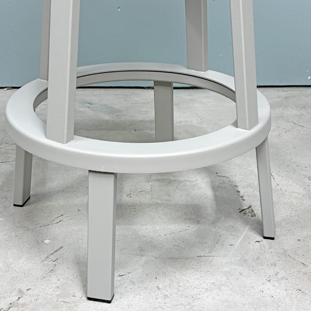ヘイ HAY リボルバー バースツール ロー REVOLVER BAR STOOL LOW H65cm スカイグレー 回転式座面 レオン・ランズメイヤー デンマーク B ◎