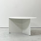 ヘイ HAY スリットテーブル SLIT TABLE XL ホワイト スチール サイドテーブル ローテーブル コーヒーテーブル ラウンド Φ65cm モダン デンマーク 北欧家具 ●