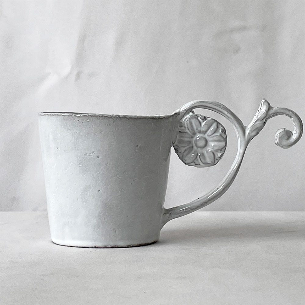 アスティエ・ド・ヴィラット Astier de Villatte エミリー EMILIE コーヒーカップ W15 D7.5 H8 cm フランス 雑貨 ◇