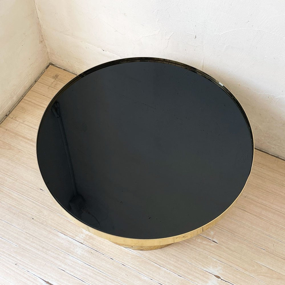 カレデザイン KARE Design リミニ Rimini ラウンド テーブル センターテーブル ゴールドペイント 参考価格91,300円 廃盤  ★